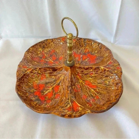 Vintage MCM Ceramic Candy/Appetizer Serving Dish - Picture 2 of 6